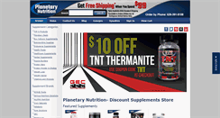 Desktop Screenshot of planetarynutrition.com